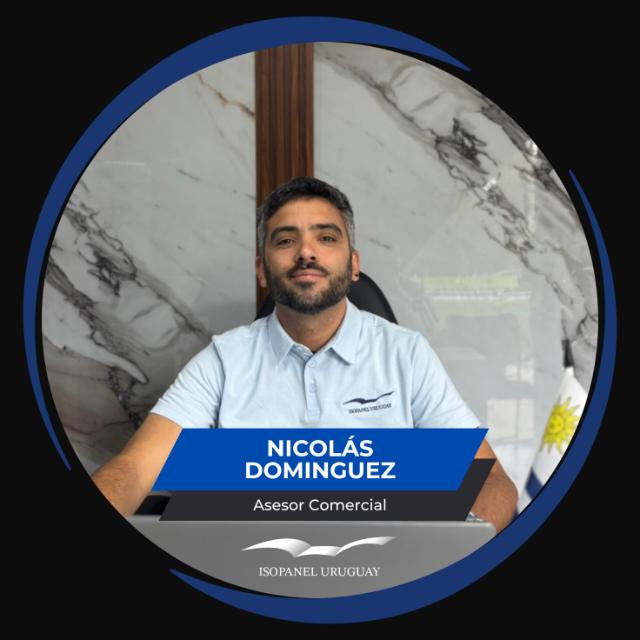 Nicolás Domínguez, vendedor de Isopanel Uruguay